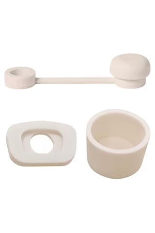 Stnyl Quencher Ve Yeni Nesil Pipetli Termos İle Uyumlu 3 Lü Sızdırmaz Koruyucu Aksesuar Silikon Set Krem