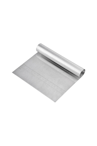 Moveevo Pasta, Hamur Ve Pasta Krema Dağıtıcı, Çikolata Kıvrımları Ve Yıkama İçin Paslanmaz Çelik Hamur Scraperı - 15x12cm Diğer