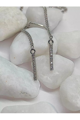 Sılver Whale Gümüş Küpe File Çekiçli Delikli 237436415 Diğer