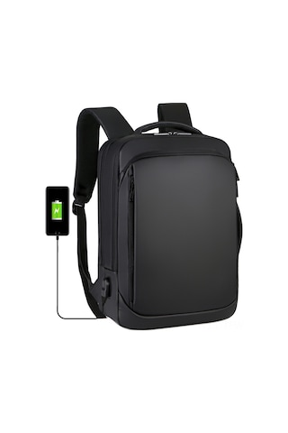 Tenfowee 2022 Yeni Siyah Çok Amaçlı Sırt Çantası, 15.6 İnç Laptop Taşıma, İş Ve Okul Kullanımı İçin İdeal, Logo Basma Seçeneği Siyah