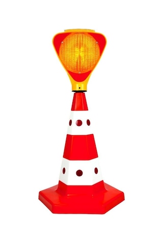 Klasik Kedi Gözlü Trafik Konisi 50 Cm Trafik Dubası