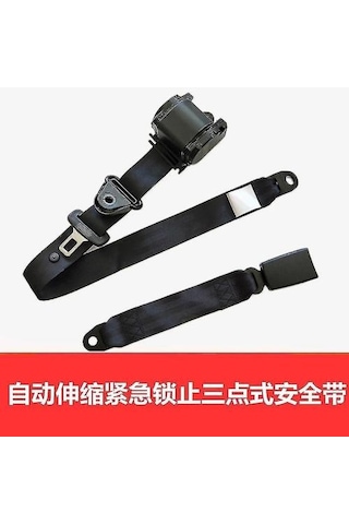 Tam Otomatik Üç Noktalı Emniyet Kemeri Araba Kamyon Otomatik Geri Çekilebilir Evrensel Emniyet Kemeri Sürücü Koltuğu Emniyet Kemeri