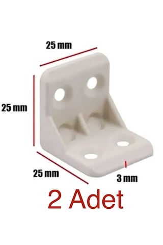 Köşe Rafı Üçgen Kenarlı 25cm 1 Adet Estetik Ve Pratik