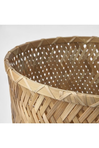 Bambu Saksı, Bambu, 24 Cm 3 Adet