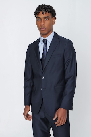 İmza Lacivert Gabardin Mono Yaka 4 Drop Comfort Fit Rahat Kesim Basic Takım Elbise 1001240009-lacivert Lacivert