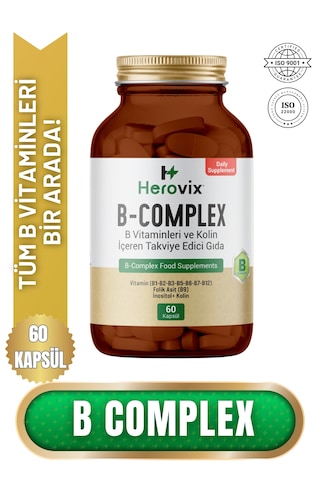 Herovix B Complex 60 Kapsül