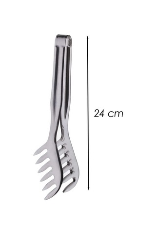 Porsima Didim Paslanmaz Çelik Makarna Servis Maşası 24 Cm