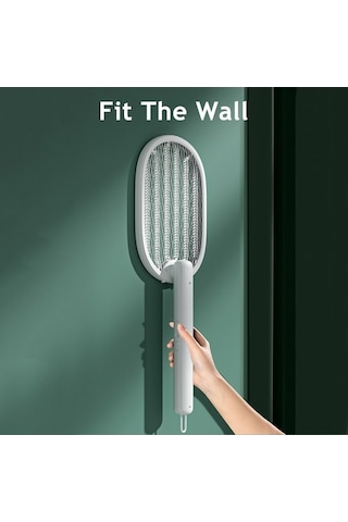 Dancemonkey Portatif Sivrisinek Raketi Ve Lamba - Duvara Asılabilir, Usb Şarjlı