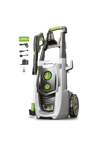 Yüksek Basınclı Yıkama Makinası Kömürsüz İndiksiyon Motor 2500 Watt 195 Bar Lutian