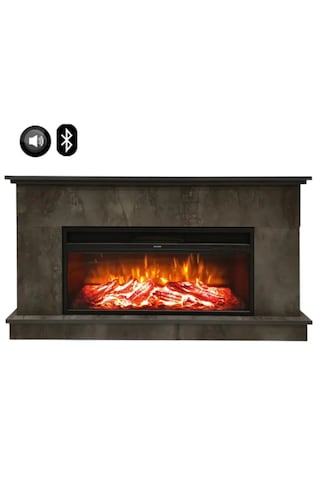 Dlc Large Penida Irony 1800 Watt Bluetooth Ve Ses Efektli Dekoratif Elektrikli Şömine