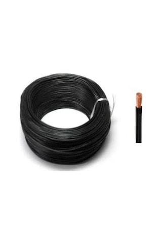 Seval H50v-k 1.5-sh ,siyah 1.5mm² 1-damar/çok Telli 1-mt Nyaf Kablo