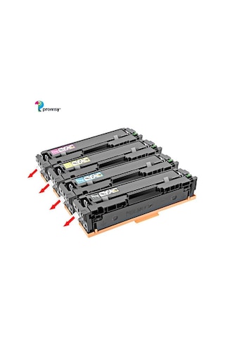 Canon I-Sensys MF645CX CRG054 CMYK 4 Renk Uyumlu Toner Seti