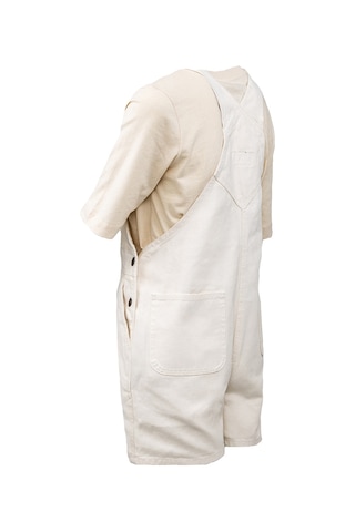 Dıckıes Dickies Dickies Duck Canvas Bib Kadın Siyah Tulum 3286 Beyaz