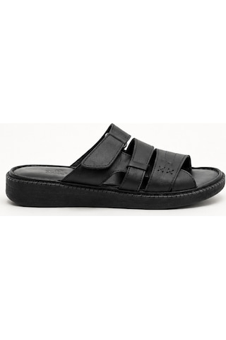 N Napa Shoe Np.2431.siyah.deri Terlik