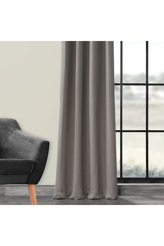 Evdepo Home Blackout Karartma Fon Perde Gri