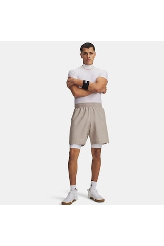 Under Armour Tech Woven Wordmark Erkek Şort 1383356-203 Vizon