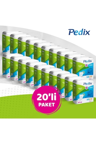 Pedix Mesane Pedi Unısex Büyük Boy Medıum (M) 12 x 20 240 Adet