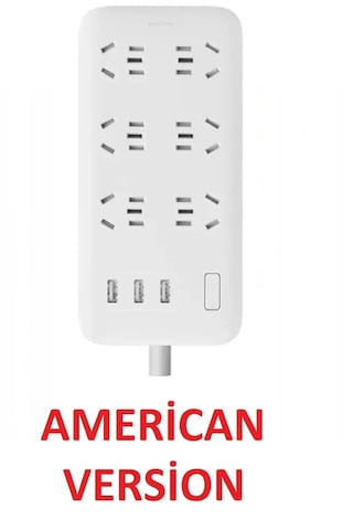 Xiaomi Mi Power Strip Usb Girişli Usb Portlu 6'lı Akım Korumalı Priz