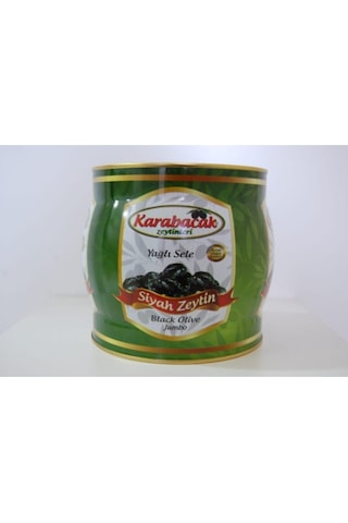 Karabacak Siyah Zeytin Jumbo Boy 2 Kğ Teneke