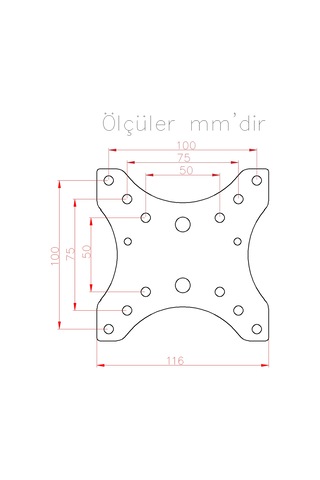 19'' 27'' Hareketli Lcd Led Tv Askı Aparatı