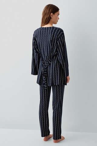 Pierre Cardin Kadın Lacivert 3lü Pijama Takım Lacivert
