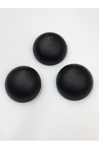 Dev Bombeli Düğme Kaban Mont Düğmesi 3 Lü Set 4 Cm Siyah 52771510