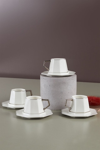 Karaca  Zeher 6 Kişilik Kahve Fincanı Takımı 90 ml