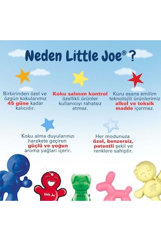 Little Joe Türkiye'yi Seviyorum Yeni Araç Kokusu New Car -45 Gün-oto Kokusu Kalıcı Klima Parfüm