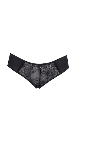 Golshan 131-011 Gala Kadın Saten Dantel Detaylı Fantezi Slip Ten