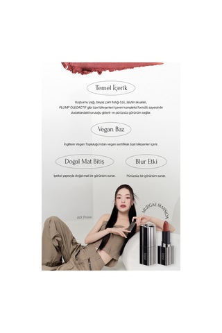 Muzigae Mansion Moodwear Blur Lipstick 001 Prime