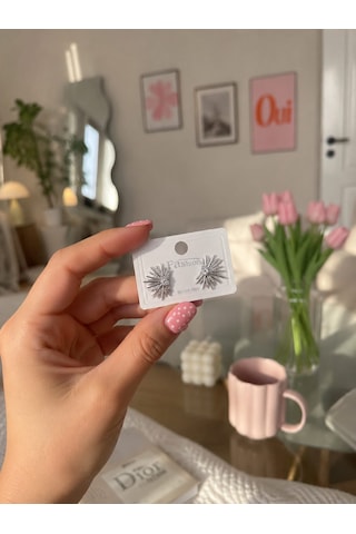Nova Silver Işıltı Küpe Altın