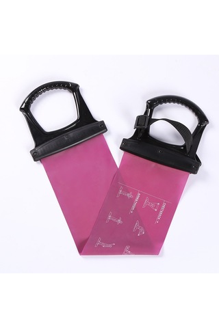 Jian Fan Yeni Lateks Yoga Ralli Kemeri Fiziki Ekipmanlar Açık Pembe