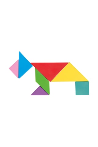 03 569 Ahşap Manyetik Tangram -pilsan Oyuncak