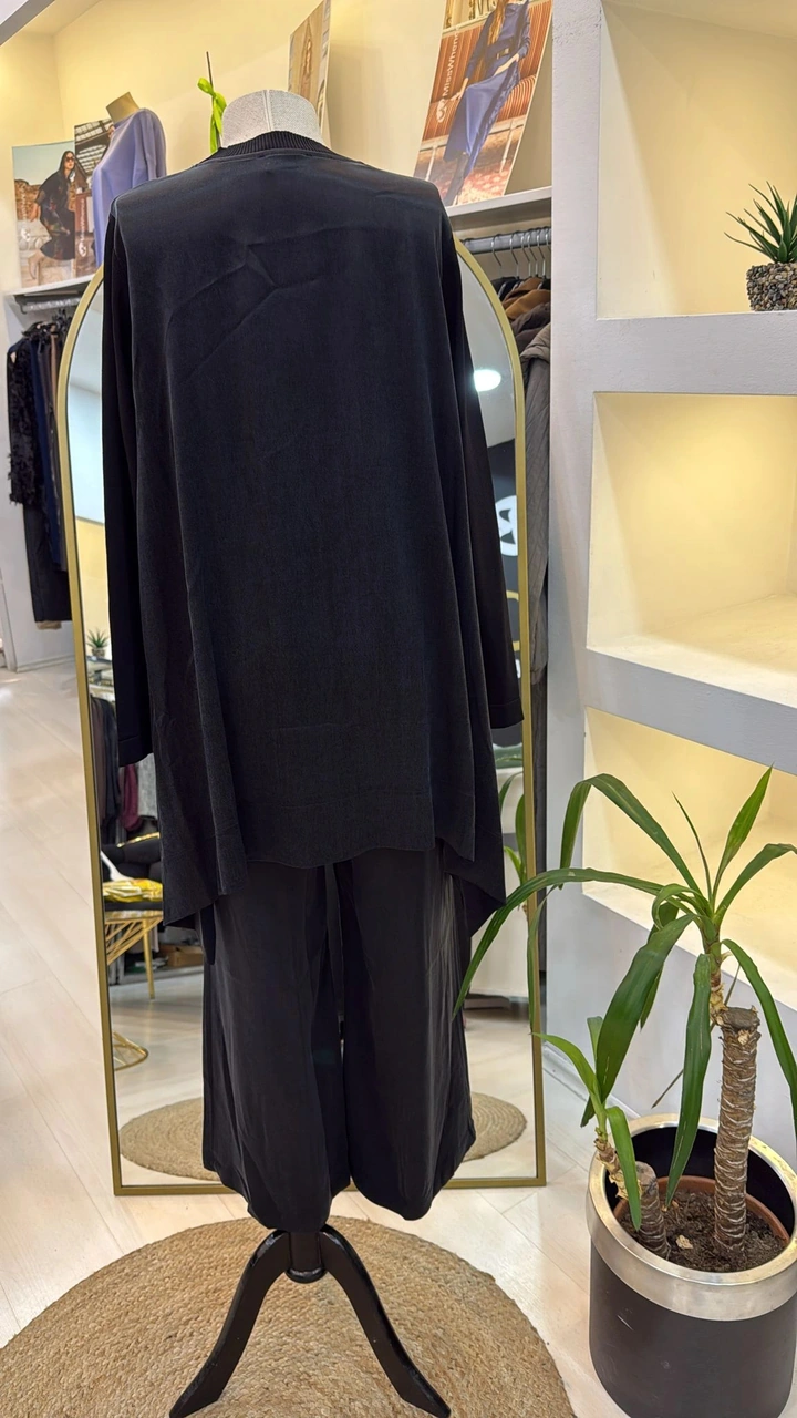 Nuss 1033 Cupra İpek Takım - Siyah Siyah