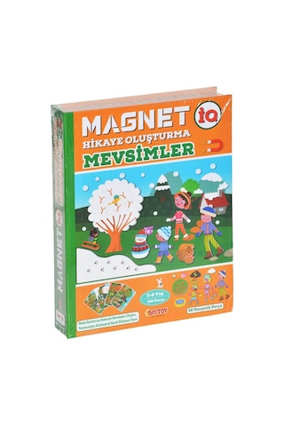 Mevsimler Eğitici Puzzle Manyetik Oyuncaklar Oyuncaklar Magnet Hikaye Oluştur. Zeka