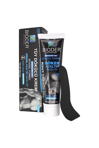 Bioder Erkekler İçin Bitkisel Tüy Dökücü Krem 2 x 100 ML