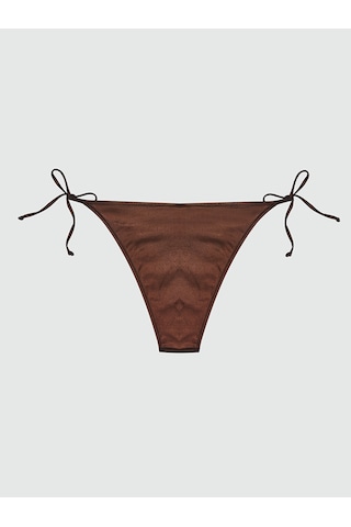 Lcw Dream Gri Brazilian Parlak Görünümlü Kadın Bikini Alt