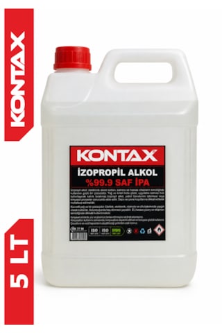 Kontax Saf İpa %99,9 İzopropil Alkol 5 Lt Tekli