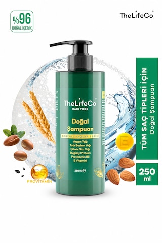 Thelifeco Hairfood Değerli Yağlar Serisi Doğal Şampuan 250 ML