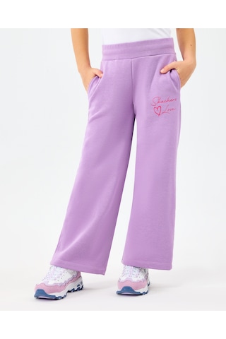 Skechers G Lw Fleece Sweatpant Büyük Kız Çocuk Mor Eşofman Altı Sk2520004-4009 Mor