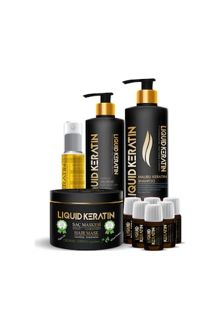 Keratin Yağlı Saç Botoksu No 2 Onarım + Yoğun Nem Keratin Bakım Seti - Yanan Yıpranan Kuru Saçlara