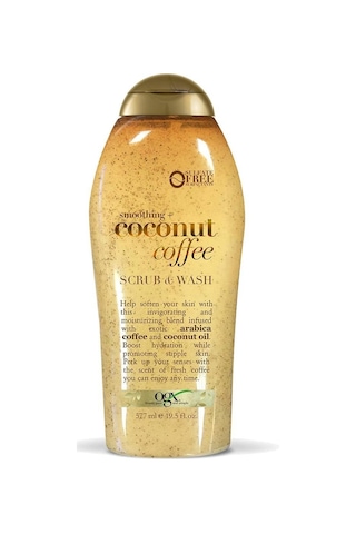 OGX Smoothing Coconut Coffee Peeling ve Duş Jeli 577 ML