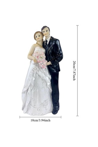 Düğün Koleksiyonları Düğün Pastası Süsleri Gelin Ve Damat Eşsiz Romantik Hatıra Pasta Süsü Figürin Style 2