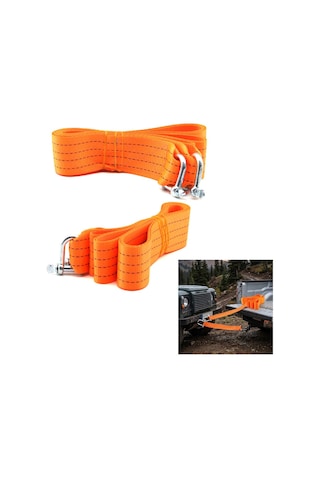 Krt-1079 Oto Çekme Halatı 3.25mt 3.50 Ton Bez Kemer