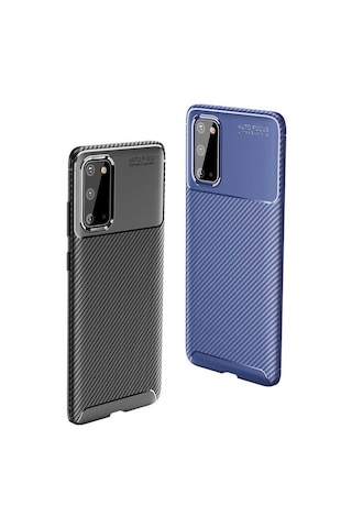 Galaxy S20 Kılıf Zore Negro Silikon Kapak Siyah