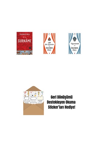 Surnâme - Bir Osmanlı Mâcerası + Aşk Bir Zamanlar Ciltli + Nizamülmülk Ciltli + Okuma Sticker'ları