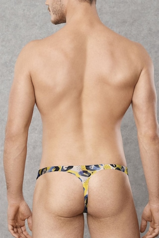 DOREANSE Erkek Mavi Leopar desenli String 1404