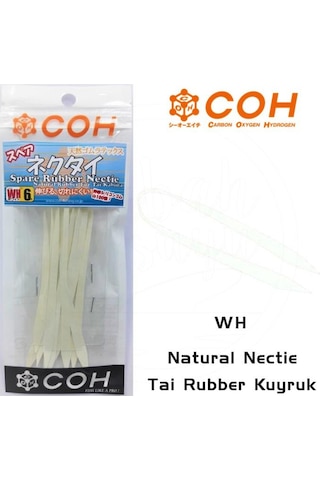 Coh Natural Nectie Tai Rubber Kuyruk - Wh