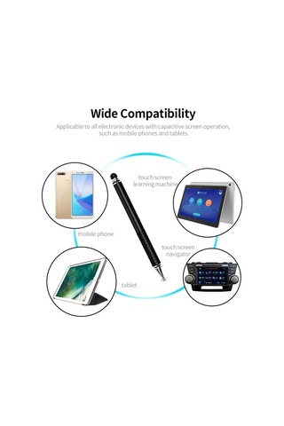 Geeksen Evrensel Dokunmatik Kalem - Çift Uçlu Hassas Stylus, Telefon/tablet Uyumlu, Dayanıklı Metal Gövde