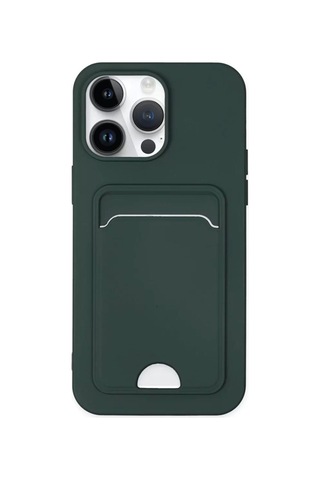 Newface Apple iPhone Uyumlu 14 Pro Kılıf Kelvin Kartvizitli Silikon